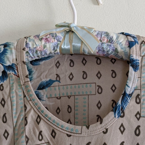 Vintage 1970s Vicki Volts stretchy Top with Scarf Medium - Picture 4 of 8